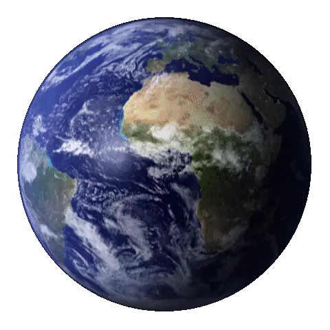 Stylized globe representing global book distribution